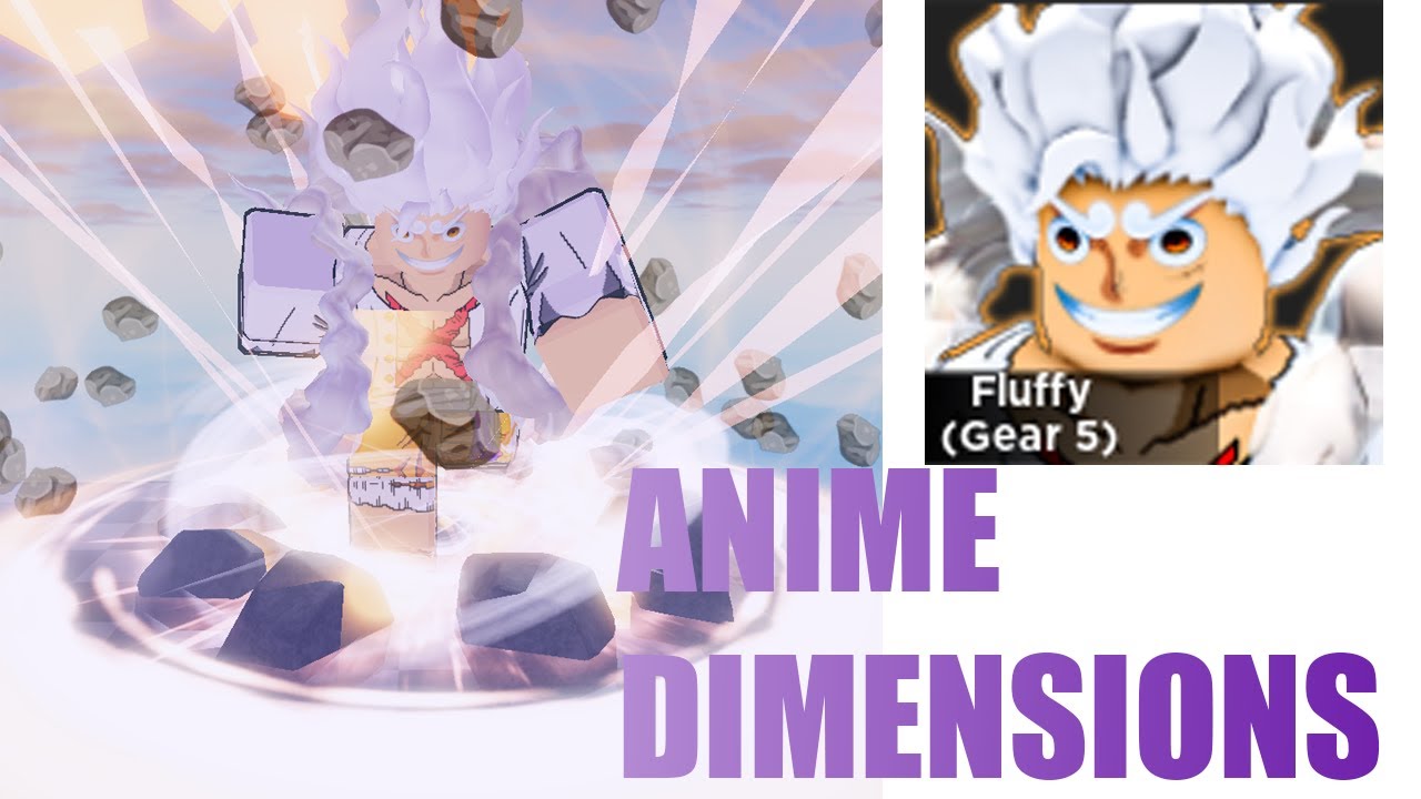 Showcase 🗲 NEW 5TH GEAR LUFFY AND ACCESSORY [🗲 GEAR 5] Anime Dimensions  Simulator (Codes) 