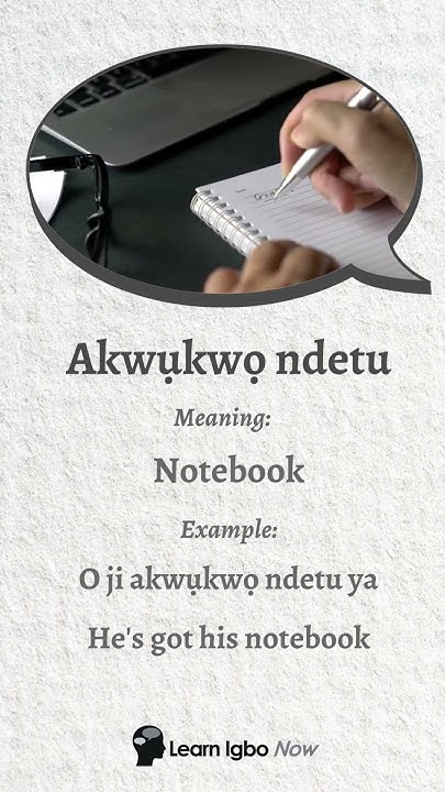 how-to-say-notebook-in-igbo-language-akw-kw-ndetu-shorts-youtube