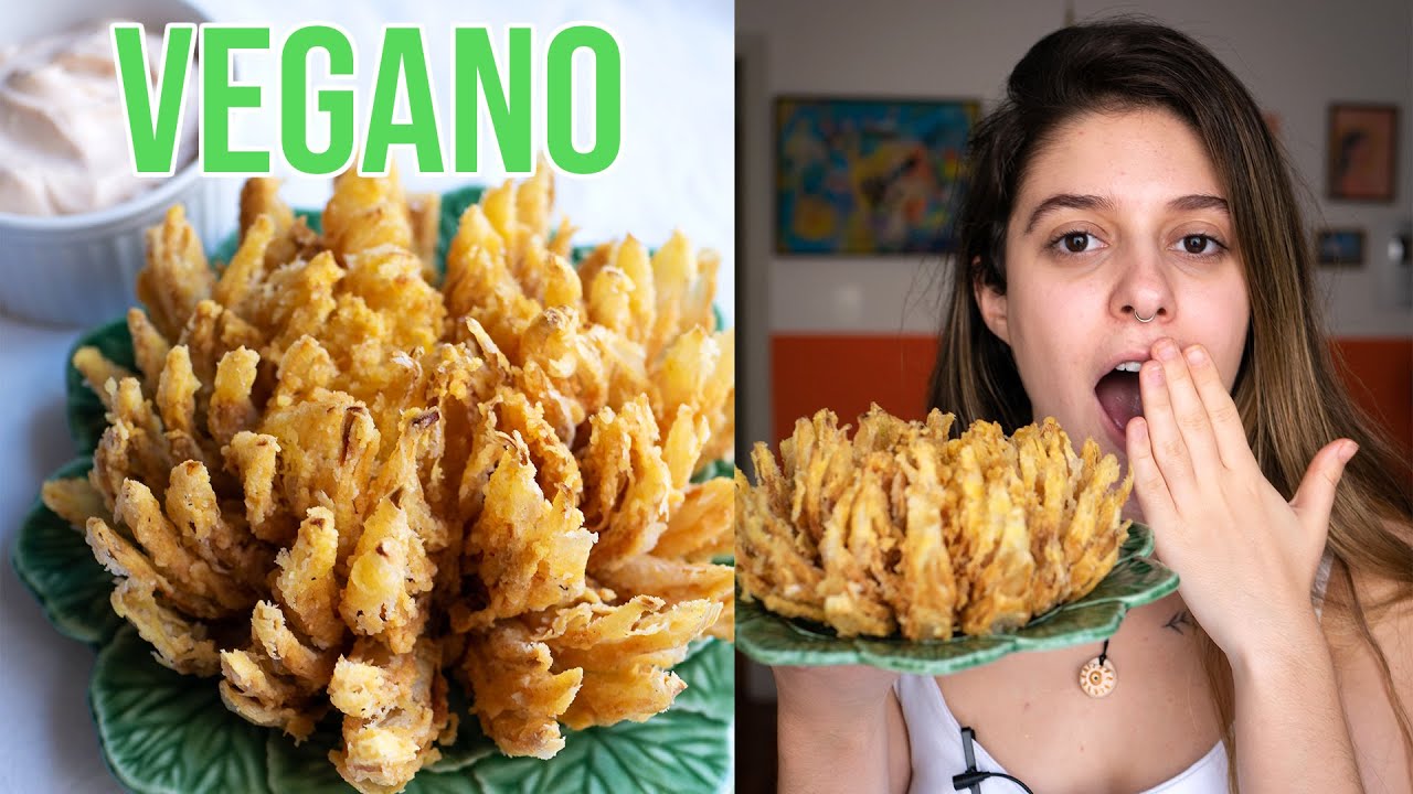 CEBOLA DO OUTBACK VEGANA + MOLHO | ULTRA CROCANTE!!!