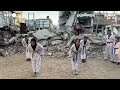 A Gaza gli atleti di taekwondo tornano ad allenarsi tra le macerie