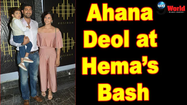 Ahana Deol with her husband Vaibhav Vohra and son ...