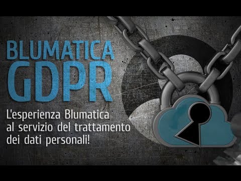 Blumatica GDPR video presentazione