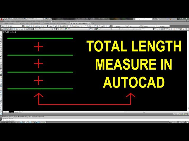 Autocad Polyline Length Sum Autocad Polyline Length Sum