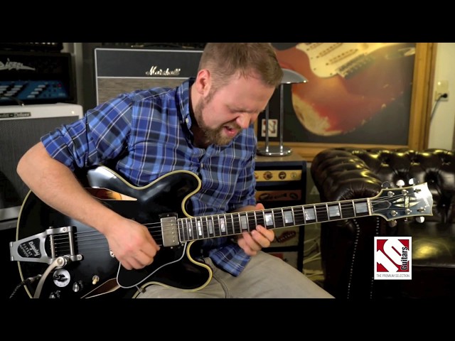 2017 Gibson ES-355 Shinichi Ubukata Vintage Ebony V.O.S. - YouTube