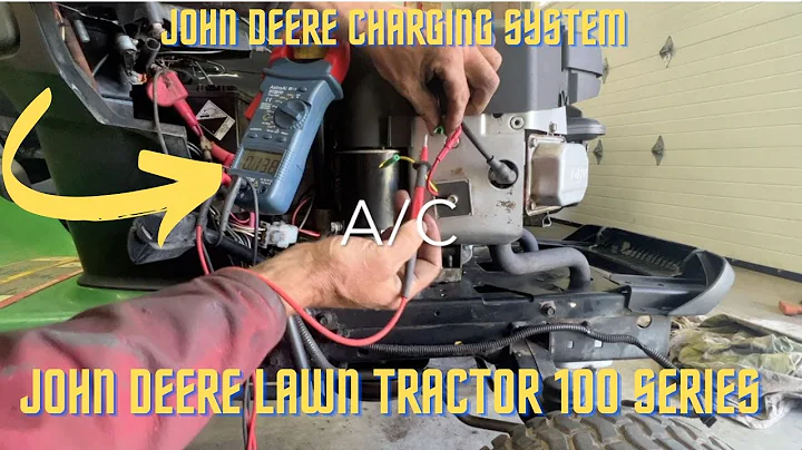 John Deere 22hp D130 Briggs & Stratton dual charging system explained. Rectifier, voltage regulator