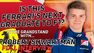 Robert Shwartzman Interview | In The Grandstand with Ferrari Driver Academy F2 star & 2019 F3 Champ