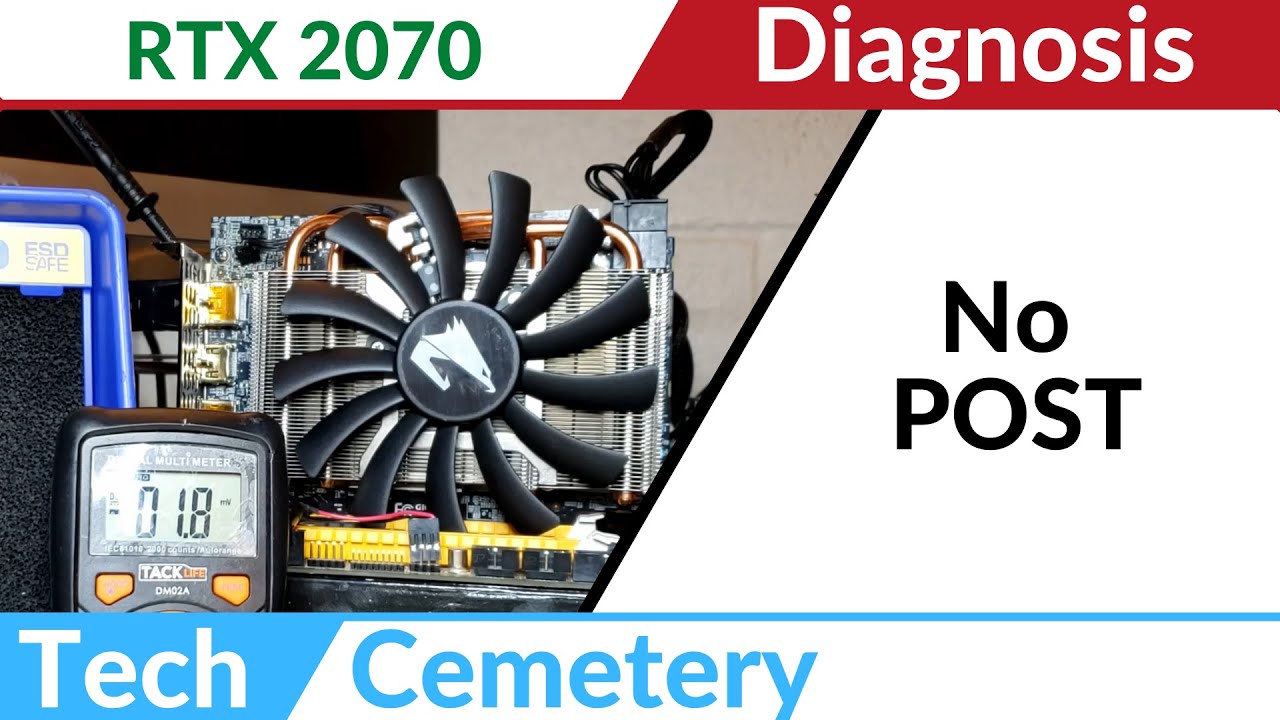 RTX 2070 Diagnosis - No POST - YouTube
