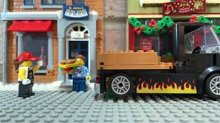 Lego City Burger Truck Build