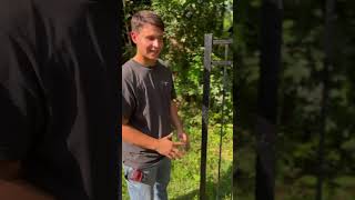 How to Build an Aluminum Fence without digging any holes!!