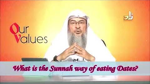 What is the Sunnah way of eating dates? - Sheikh Assimalhakeem