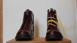 Easiest way to straight lace Dr Martens - Durasi: 3.12. 
