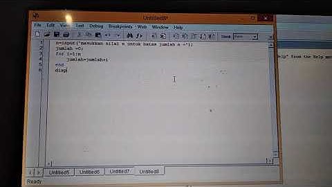 Praktikum 3, Dasar-Dasar Pemrograman Matlab
