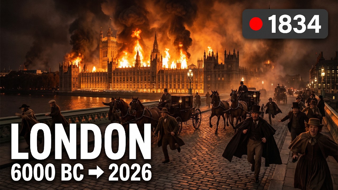 Evolution of London (6000 BC–2026) | Fixed-Camera Timelapse