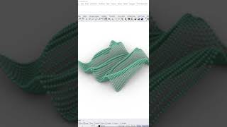 Grasshopper simulation!! #rhino #grasshopper #kangaroo #architecture #design #designer