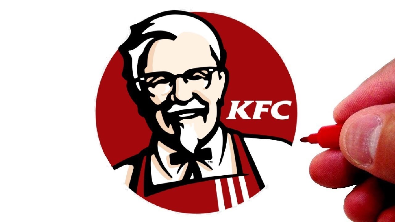 How To Draw the KFC Logo