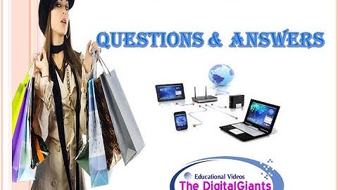 Online Business Skills - E Commerce Test  _  Questions and Answers
