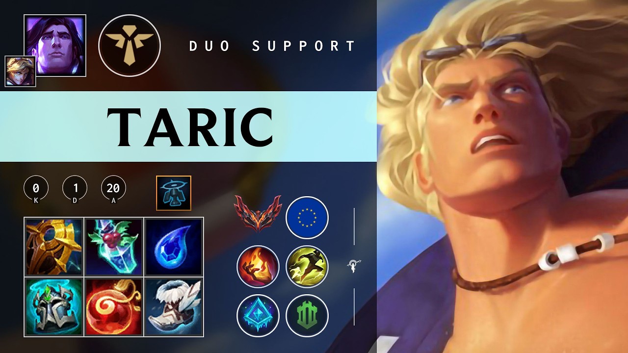 Taric Support vs Nautilus - EUW Grandmaster Patch 26.03