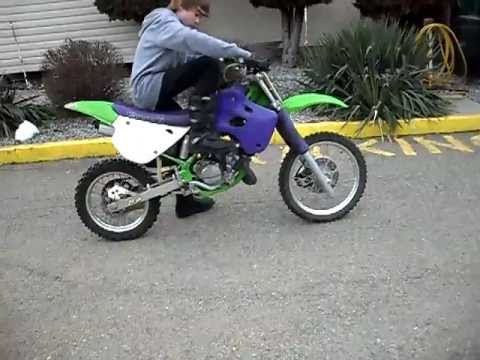 Forfatning Interesse Arctic 1996 Kawasaki KX80 Cold Start - YouTube