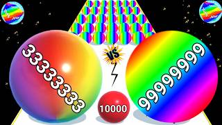 Ball run 2048 ♾️ balls Record Level 🆚 merge watermelon run 2048 Gameplay live screenshot 3