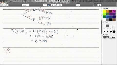 Conditional Probability 2 - tree diagrams