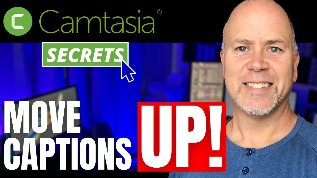 How to Move Captions Up in Camtasia - YouTube