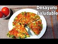 Si tienes huevos y tomates 🥚🍅 Haz este desayuno súper fácil Rico y saludable en 5 minutos!