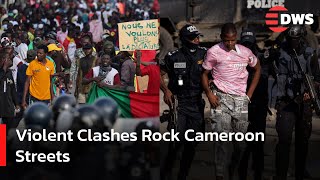 Police Clash With Protesters In Cameroon Ahead Of Election Results, Dozens Arrested Ac1N