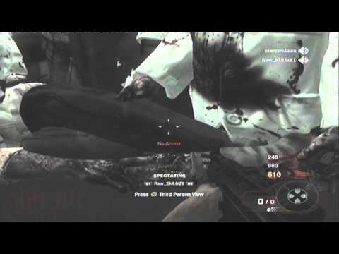 Black Ops Glitches:Zombies 'Five' Behind Elevator