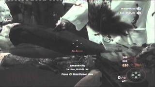 Black Ops Glitches:Zombies 'Five' Behind Elevator