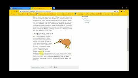Blogger Editing Options-Part2