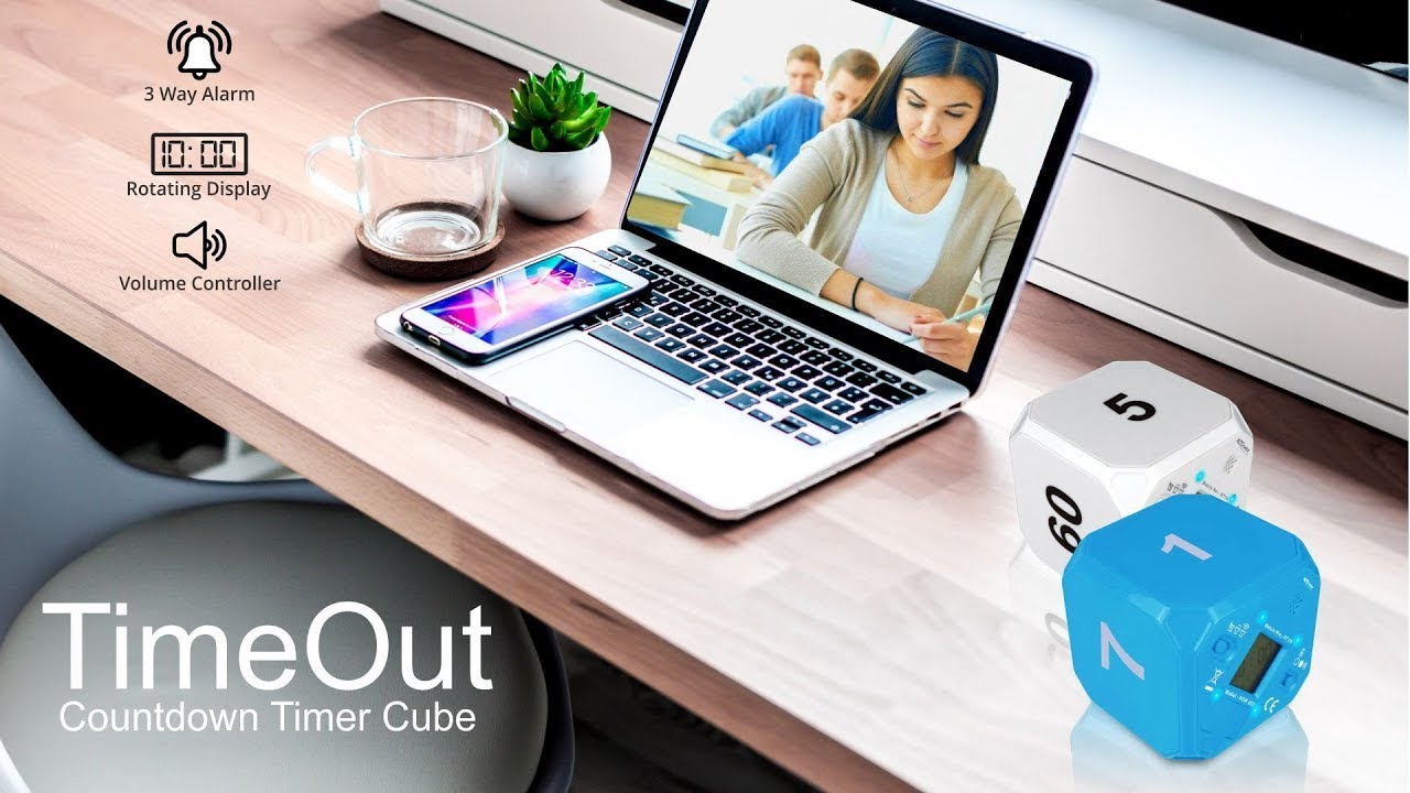 Portronics Timeout - a Smart 1, 3, 5, 7 Minute Count Down Timer available at Hapuka.com