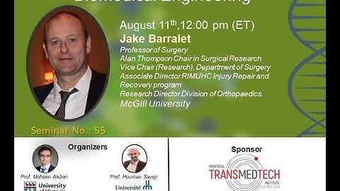 e-Seminar Series on Translational Biomedical Engineering with Prof. Albert Folch (2021-08-11)