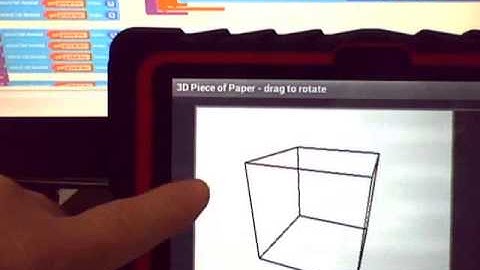 App Inventor - Canvas animation: 3D rotating wireframe cube