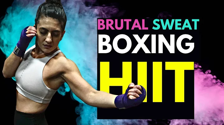 20 Min HIGH CALORIE BURNING BOXING HIIT Workout [No Equipment]//SYLVIA NASSER