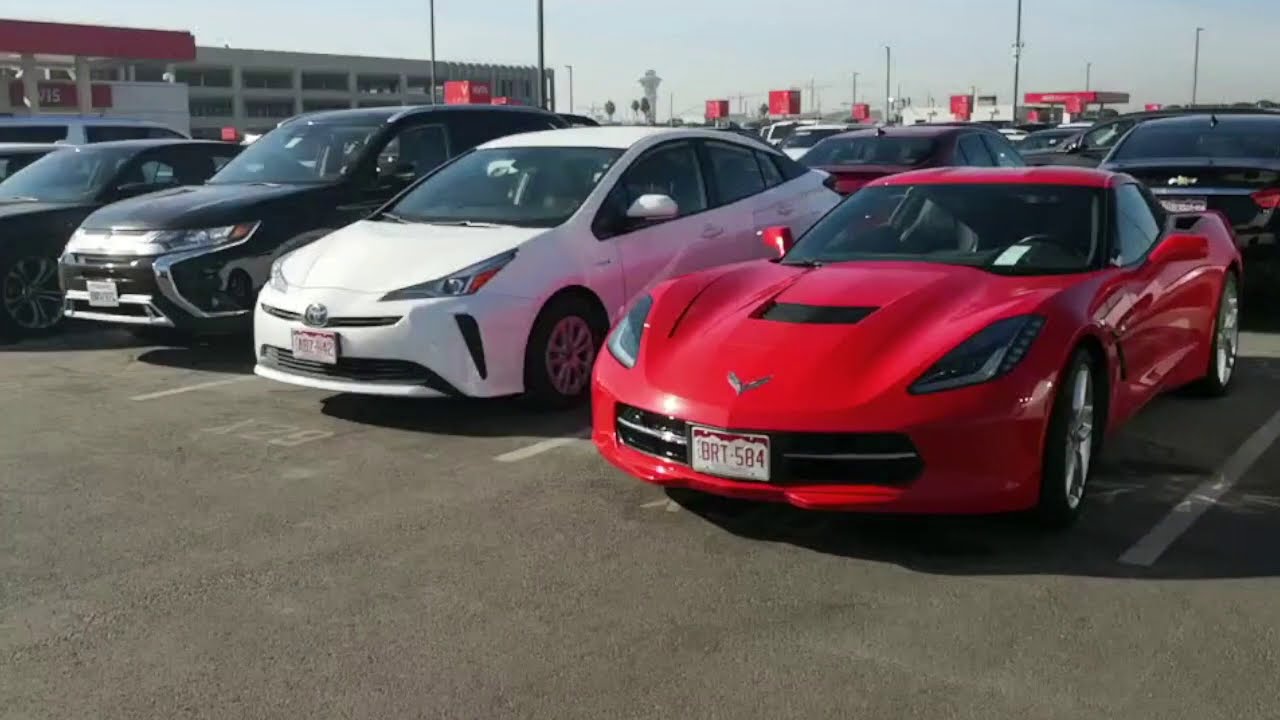 Avis Rental Car Lot at LAX International Airport on Dec. 23 2020 YouTube
