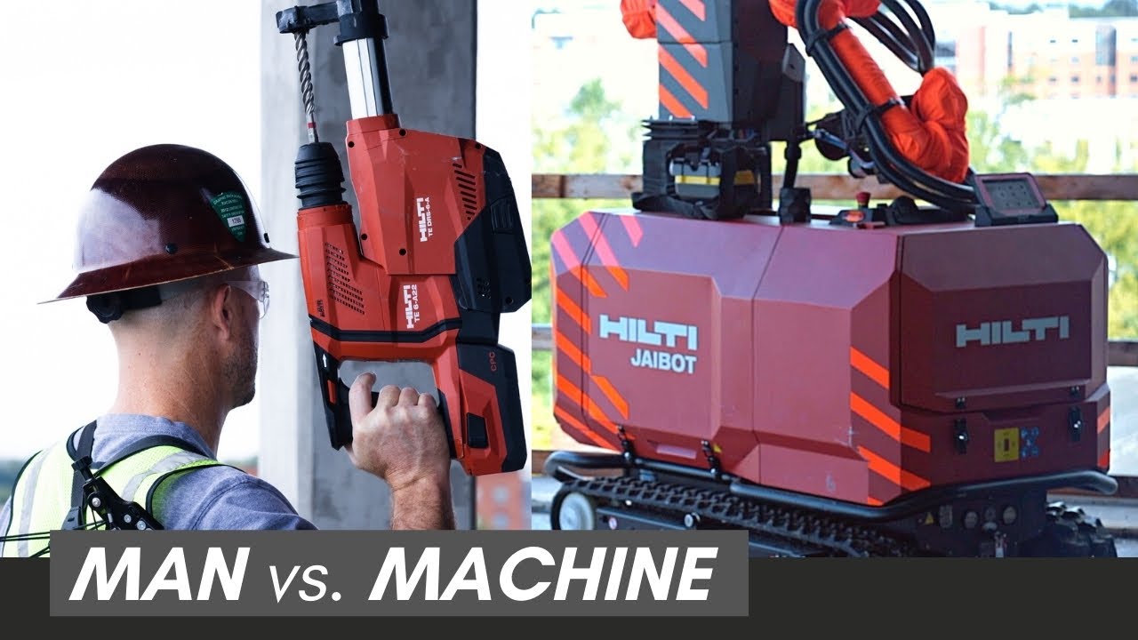 MAN VS. MACHINE | RACING THE HILTI JAIBOT - YouTube