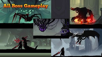 Shadow of death - All Boss Defeat - Gameplay Walkthrough (Android iOS) AMG