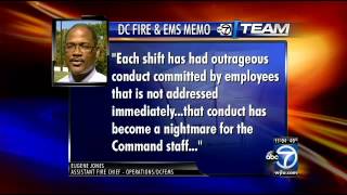 D.C. Fire Asst. Chief exposes department misconduct in memo