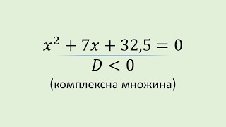 картинка: Як розв'язати квадратне рівняння на множині комплексних чисел
