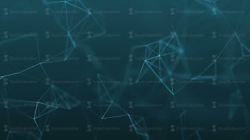 4k abstract loop futuristic technology background with lines and dots