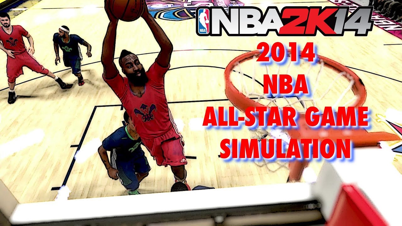 NBA 2K14 NBA All Star Game Simulation YouTube