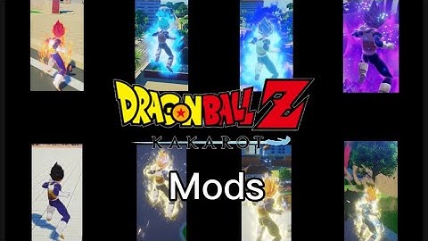 All Vegeta Transformations DBZ Kakarot 4k 60fps mods