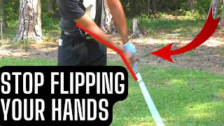 How to Stop Flipping in the Golf Swing...Stop FLIPPING OUT with This Golf Lesson