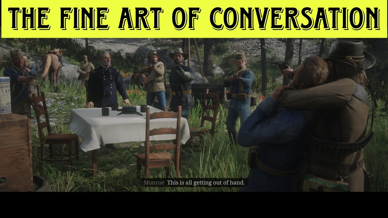 Red Dead Redemption 2 - The Fine Art of Conversation HDR-4K60FPS - YouTube