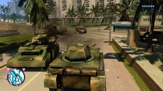 GTA Vice City Actual Nextgen Edition - 6 Star Police Station Shootout + Tank Rampage + Escape screenshot 4