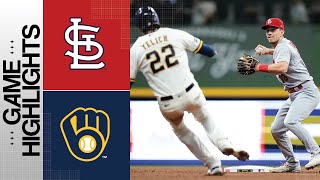 Cardinals vs. Brewers Game Highlights (9\/28\/23) | MLB Highlights