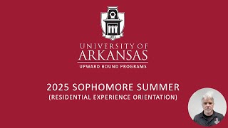Sophomore Summer Orientation 2025