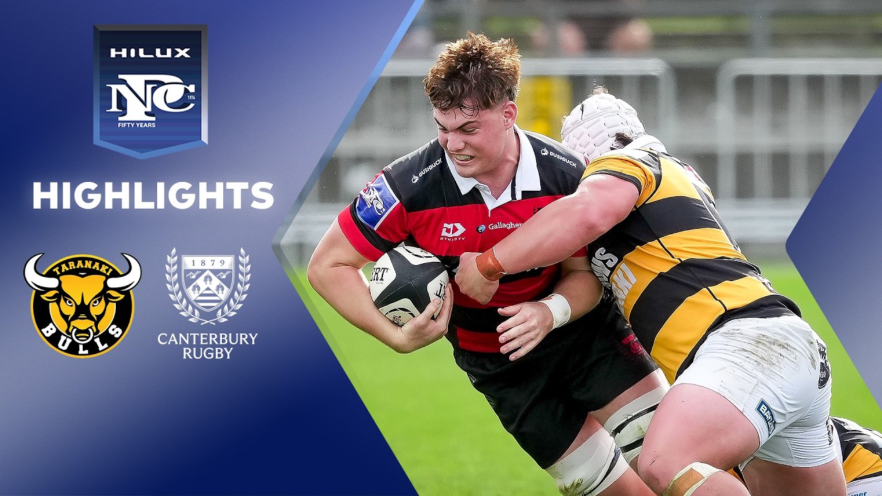 HIGHLIGHTS | Taranaki vs Canterbury | Hilux NPC | Round 5 | Sky Sport NZ