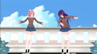 [MMD] Yuri and Natsuki ~DDLC~ - No title