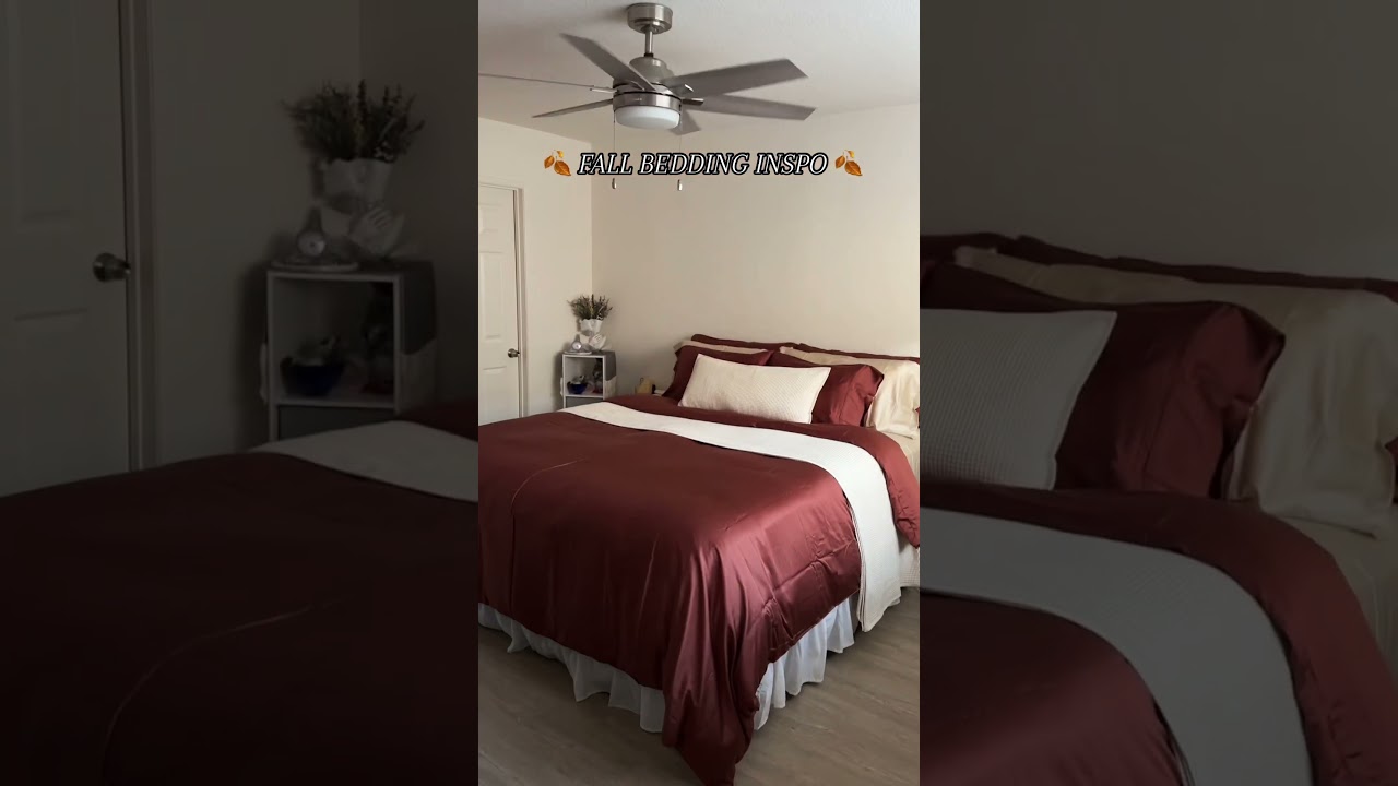 Fall bedding inspo 
